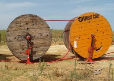 Proyecto de ejecución de línea eléctrica de media tensión para evacuación de electricidad procedente de planta de energía solar fotovoltaica en Lepe